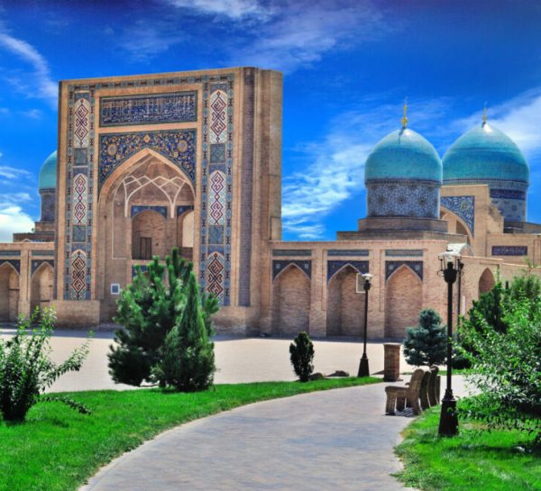 View of a  Khazrat-Imom complex  in Tashkent (Uzbekistan).